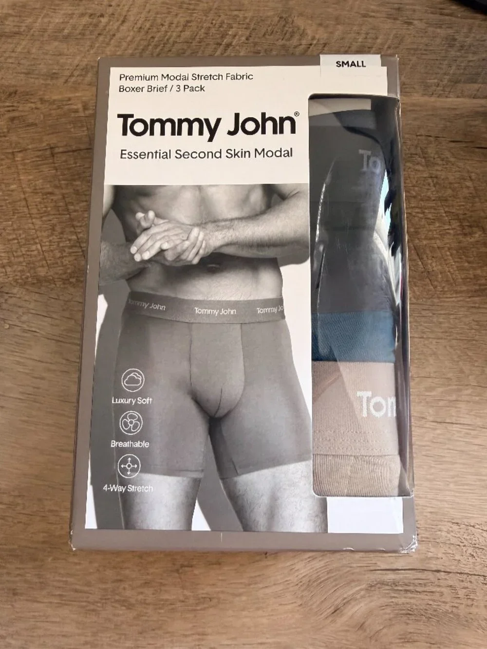 Tommy John Second Skin Boxer Brief 3-Pack Modal Stretch (NWT)